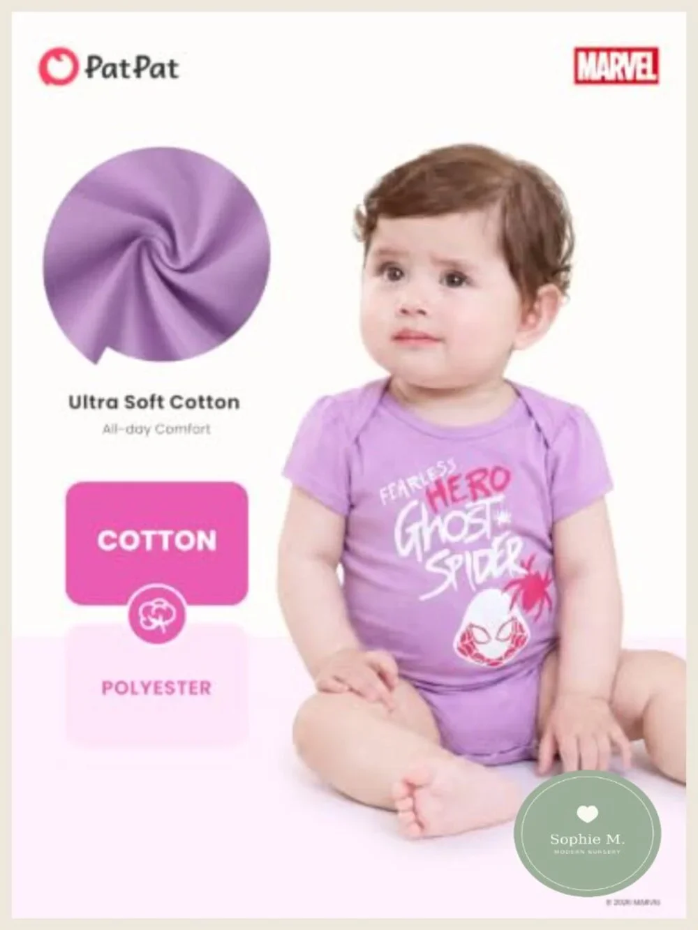 5 Pack Newborn Baby Girl Bodysuits - Disney Licensed Short Sleeve